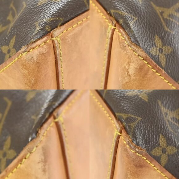 LOUIS VUITTON Cabas Piano Shoulder Bag Monogram Leather Brown - Picture 7 of 14